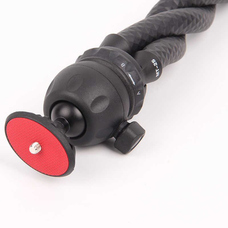 Jmary MT-25 Tripod Flexible Ahtapot Ayak Tasarımlı Tripod Telefon Sabitleyici 30 cm Siyah