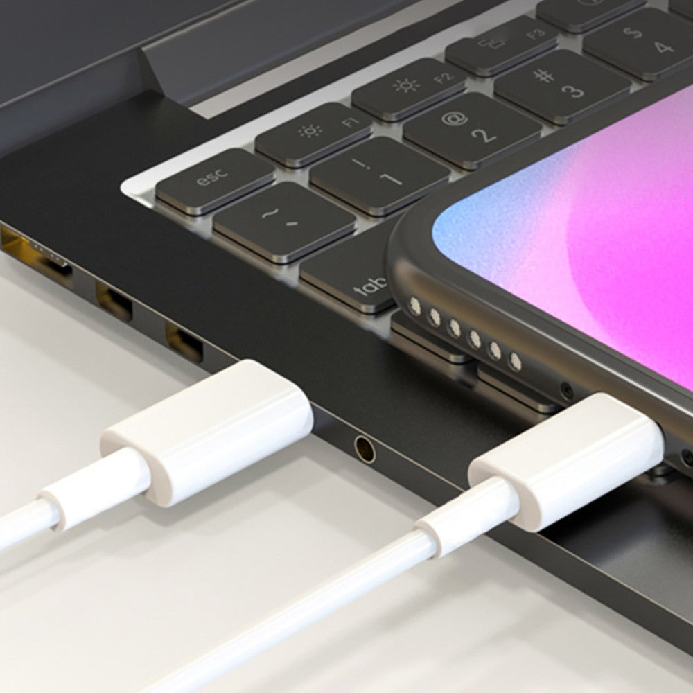 Micflip A01 2’li Type-C to Type-C PD & Type-C to Lightning MFI Sertifikalı Data ve Şarj Kablosu 2M