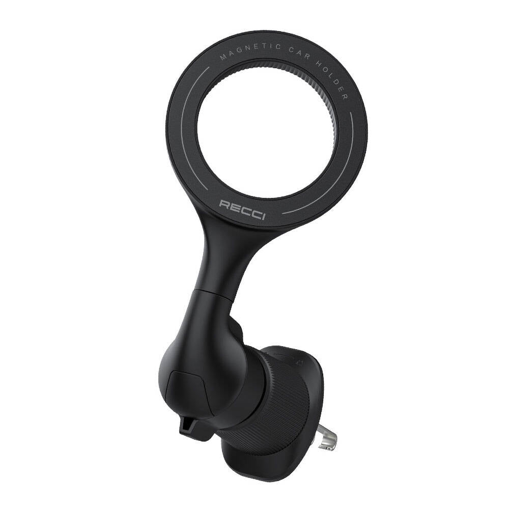 Recci RHO-C42 M-safe Magnetik 360° Dönebilen Havalandırma Tasarım Araç Telefon Tutucu Siyah