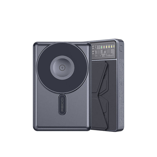 Recci RPB-W19 Standlı M-safe Şarj Özellikli Powerbank 10.000mAh Beyaz