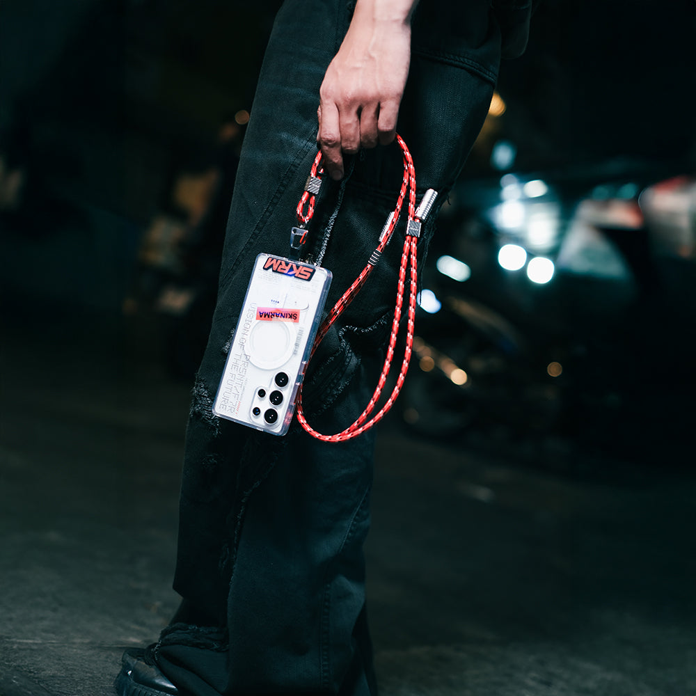 Skinarma DynoVE Serisi Type-C to Type-C Askı İpi Tasarımlı Şarj ve Data Kablosu Yeşil