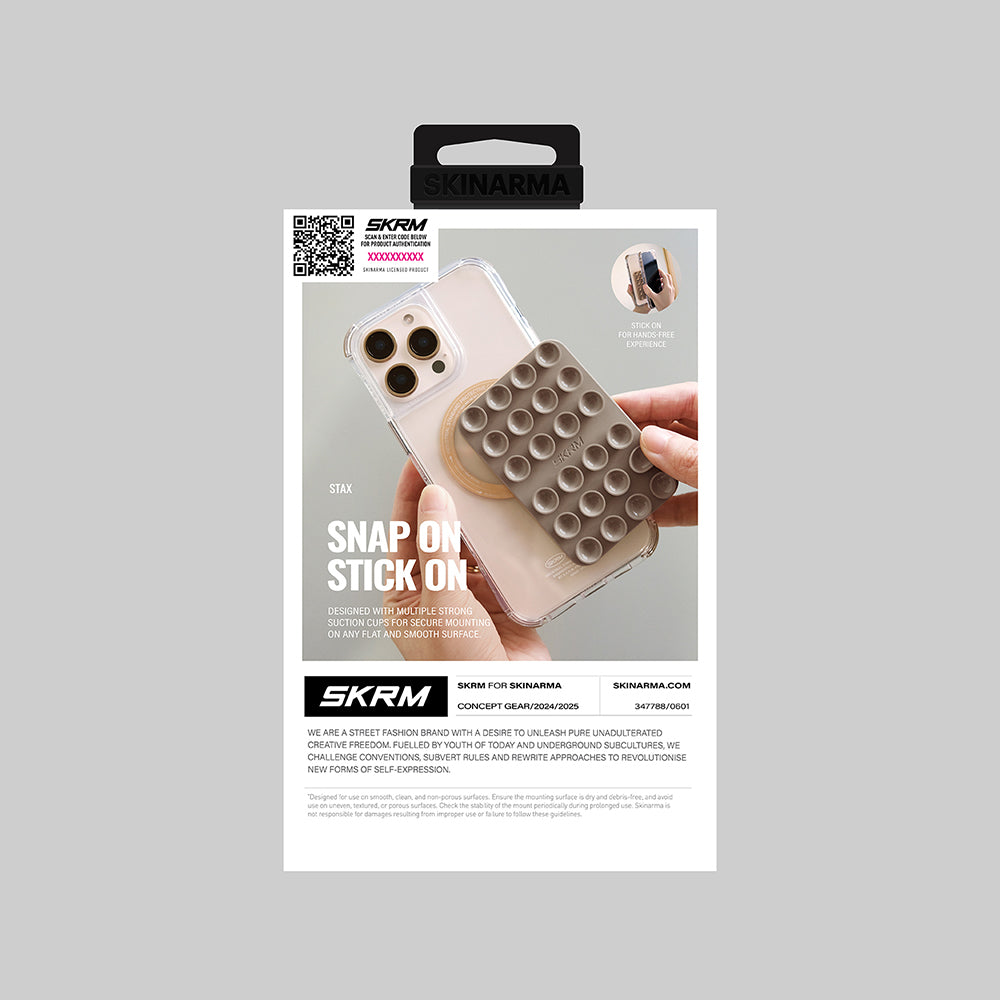 Skinarma Stax Magnetik Vakumlu Telefon Tutucu Füme