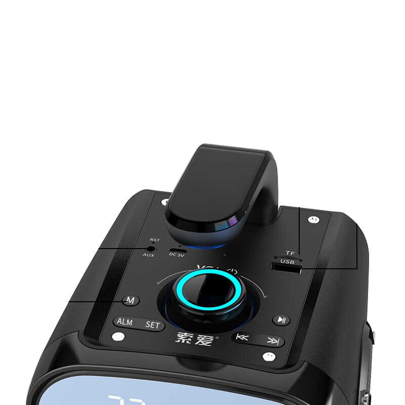 Soaiy SH25 Upgraded Bluetooth Speaker Hoparlör Beyaz