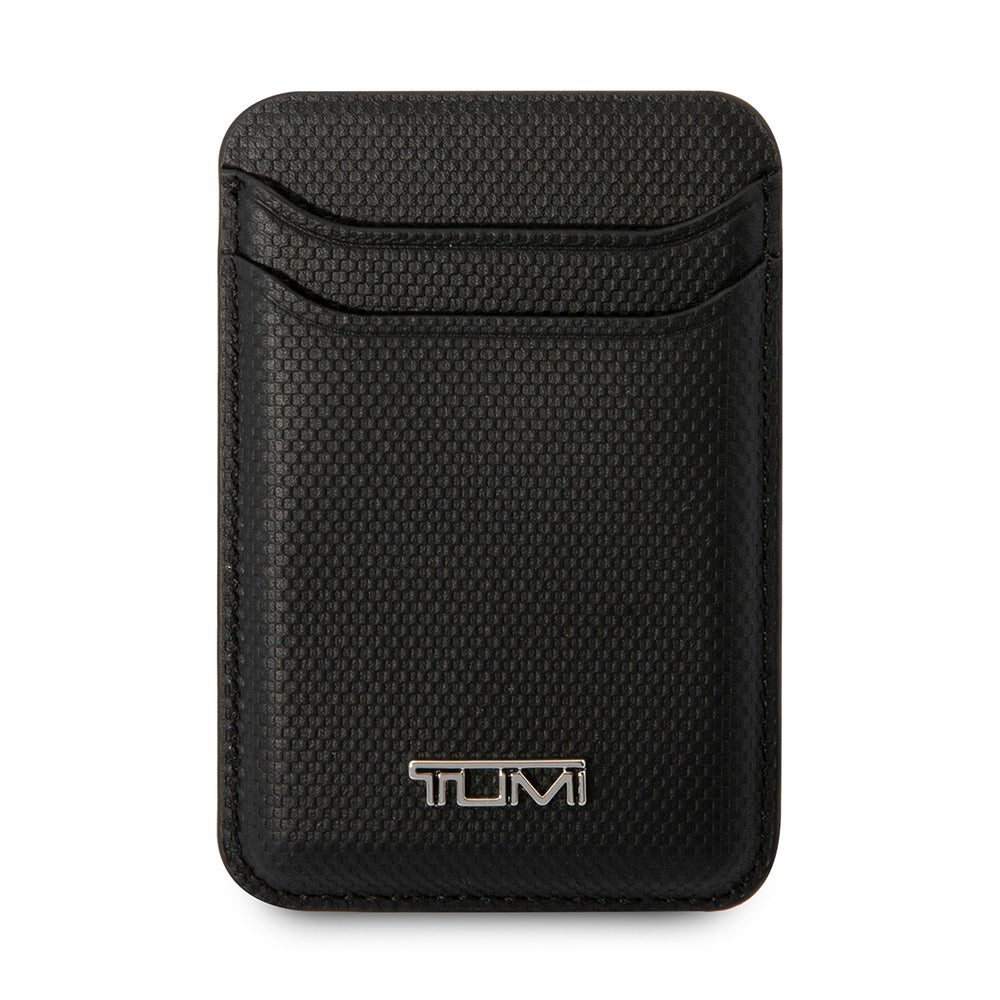 Tumi Orjinal Lisanslı 2 Hazneli Metal Logolu Deri Magnetik Kartlık Haki