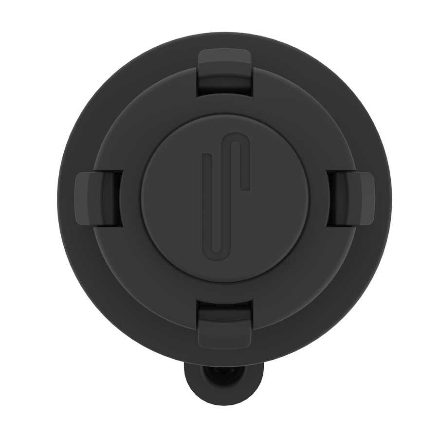 Ugly Rubber Y Ride Mount Motosiklet Telefon Tutucu Siyah