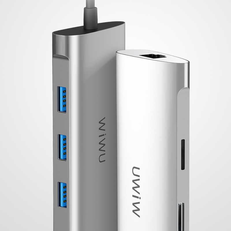 Wiwu Alpha 631STR Type-C Hub Gümüş