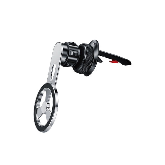 Wiwu CH026 360 Derece Dönebilen Havalandırma Tasarım Araç Telefon Tutucu Gümüş