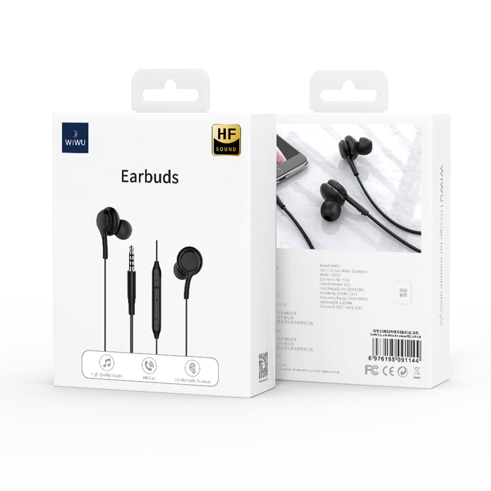 Wiwu EB310 Hi-Fi Ses Kaliteli 3.5mm Kulakiçi Kulaklık Beyaz