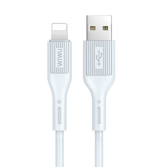 Wiwu G60 Vivid Lightning Usb Kablo Beyaz