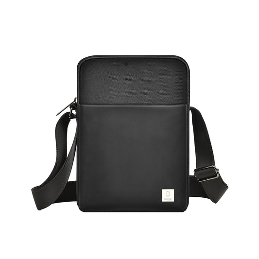 Wiwu Hali Serisi Sling 1680D Su Geçirmez Polyester Kumaş Çapraz Askılı Vücut Çantası Siyah