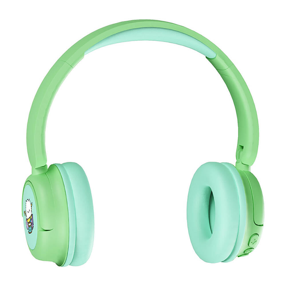 Wiwu KTD-02 Ayarlanabilir Kulak Üstü Kablolu ve Bluetooth 5.3 Çocuk Kulaklığı Mavi