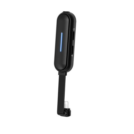 Wiwu LT06 Lightning Ses Adaptörü Siyah