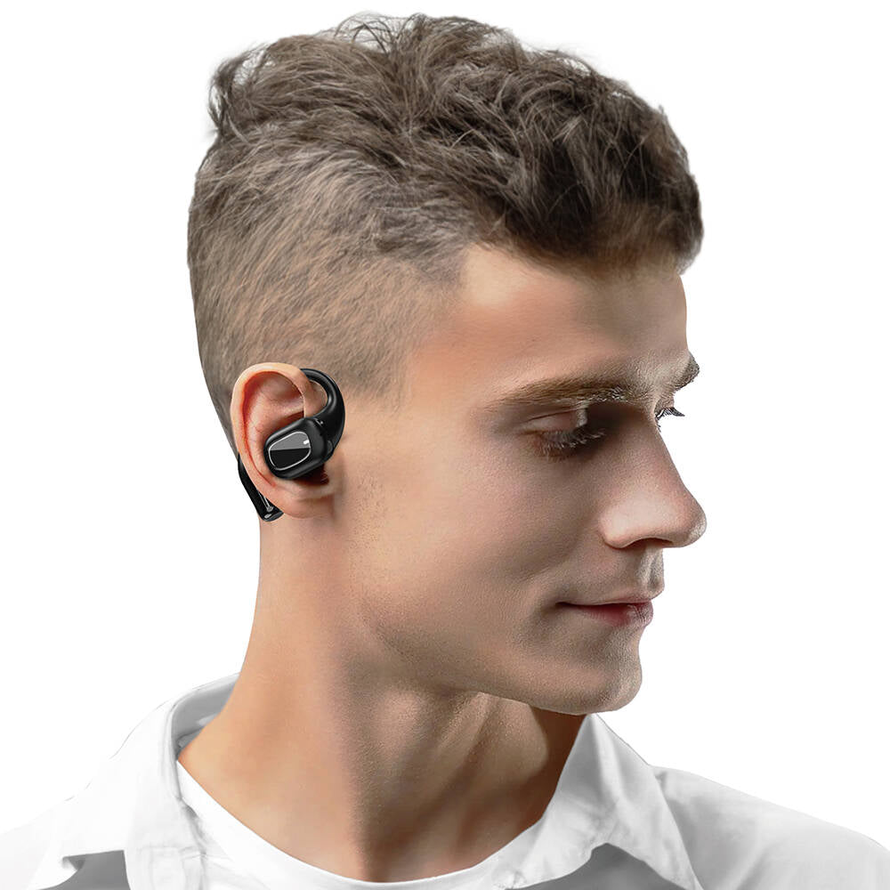 Wiwu O100 Openbuds OWS Kulak İçi Bluetooth v5.3 Kulaklık Siyah
