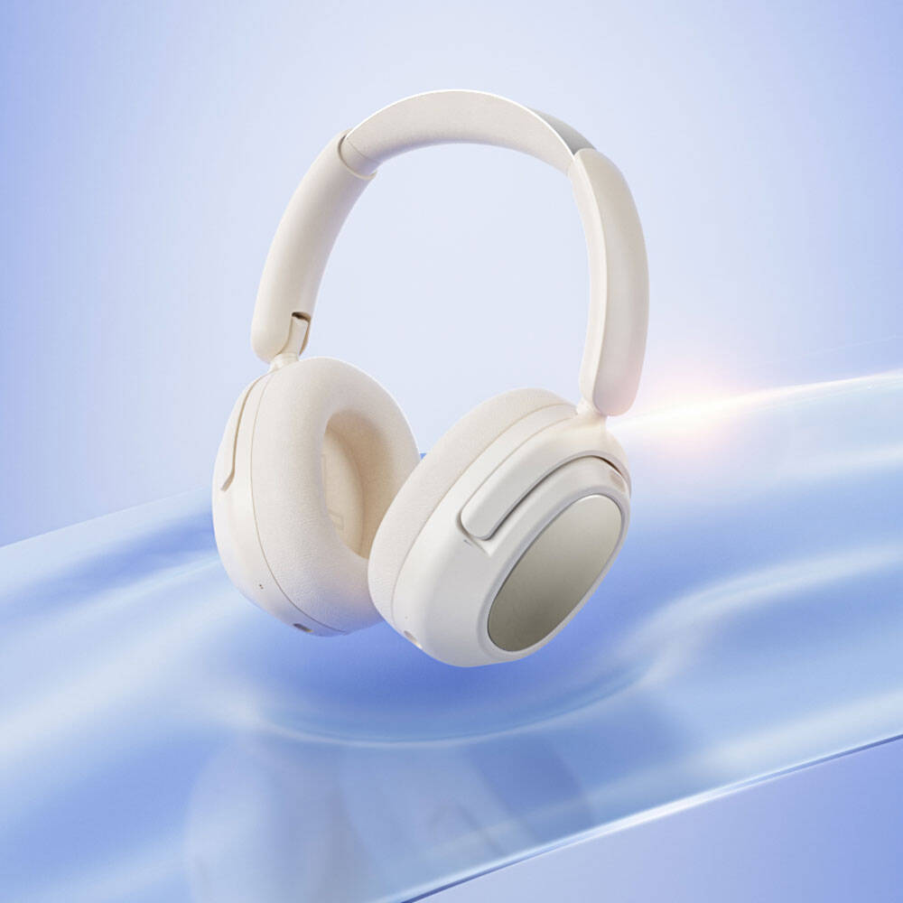 Wiwu Pilot TD-03 ANC Aktif Gürültü Önleyicili Kulak Üstü Bluetooth Kulaklık Krem