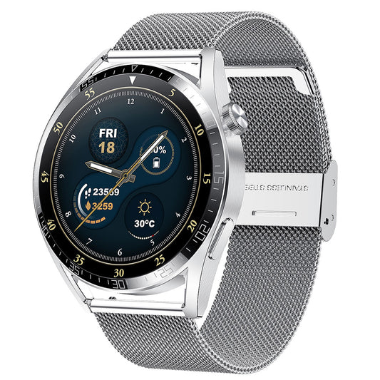 Wiwu SW02 iOS ve Android Uyumlu Akıllı Saat Gümüş