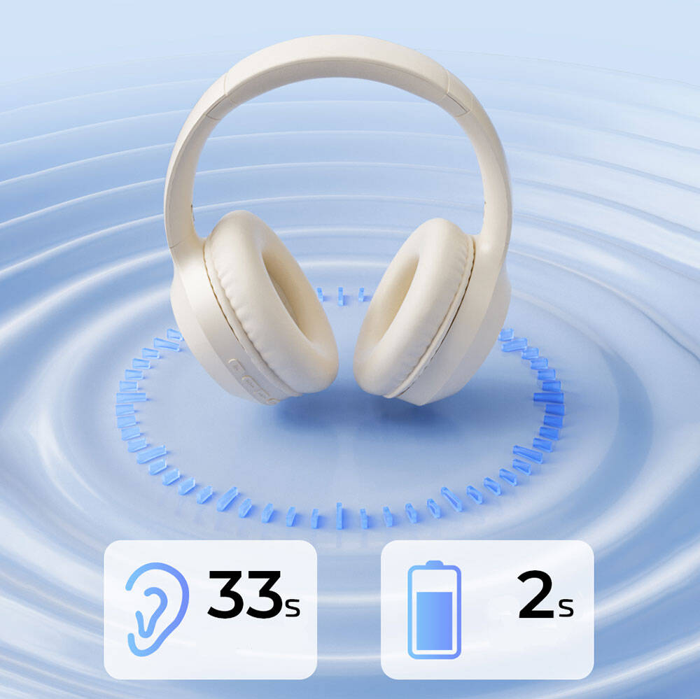 Wiwu TD-01 Bach Serisi Katlanabilir Kulak Üstü Bluetooth Kulaklık Siyah