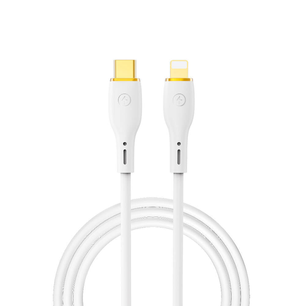 Wiwu Wi-C018 Vigor Serisi Type-C to Lightning PD Data Kablo 30W 1.2 Metre Beyaz
