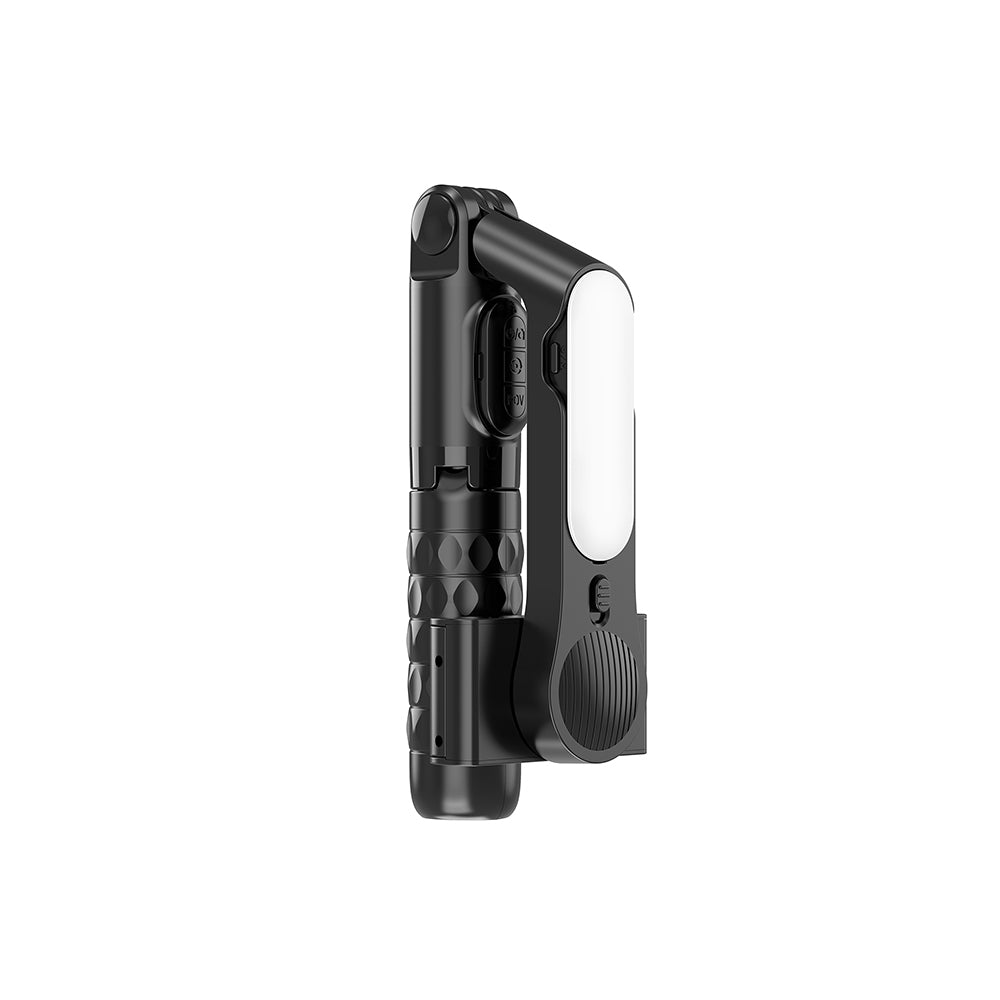 Wiwu Wi-SE013 Dolgu Işıklı Teleskopik Tripod ve Mini Selfie Çubuğu Siyah