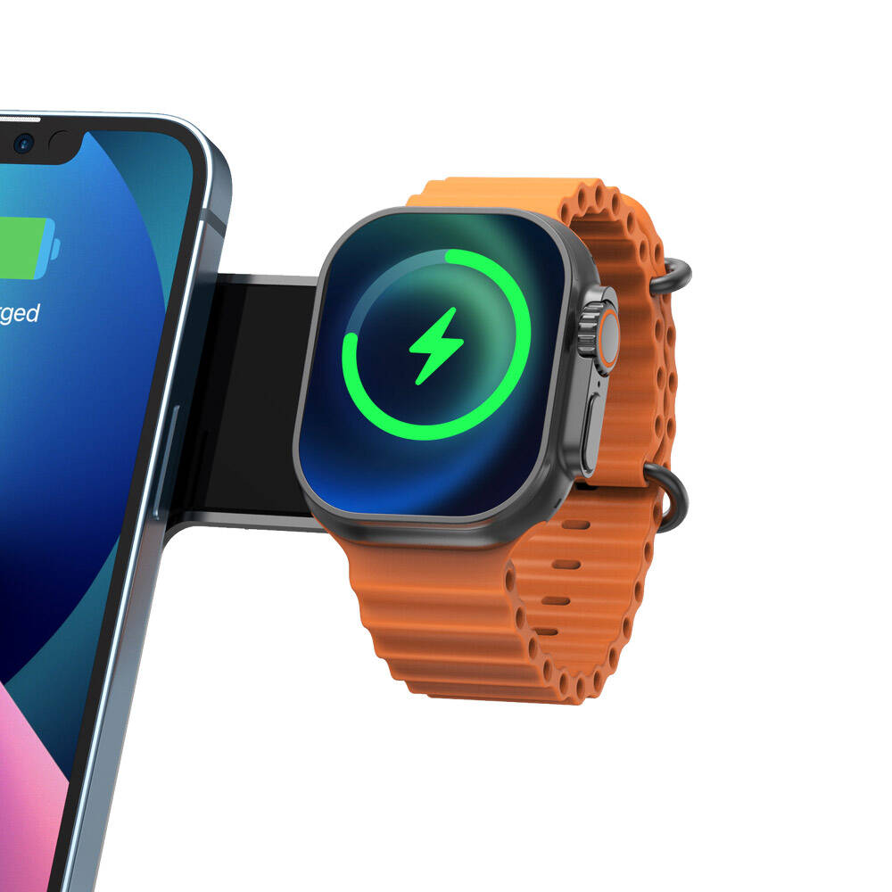 Wiwu Wi-W005 Armor 3in1 Hızlı Şarj Özellikli Magnetik Kablosuz Şarj Standı Gri