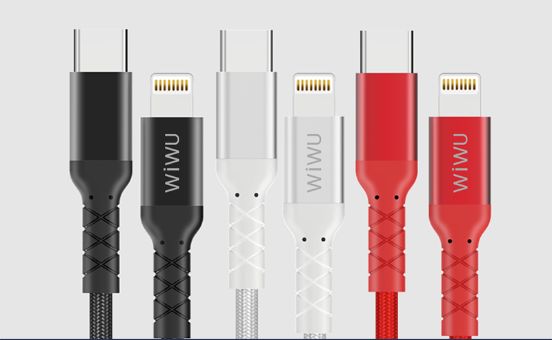 Wiwu WP101 MFI Type-c to Lightning Kablo Siyah