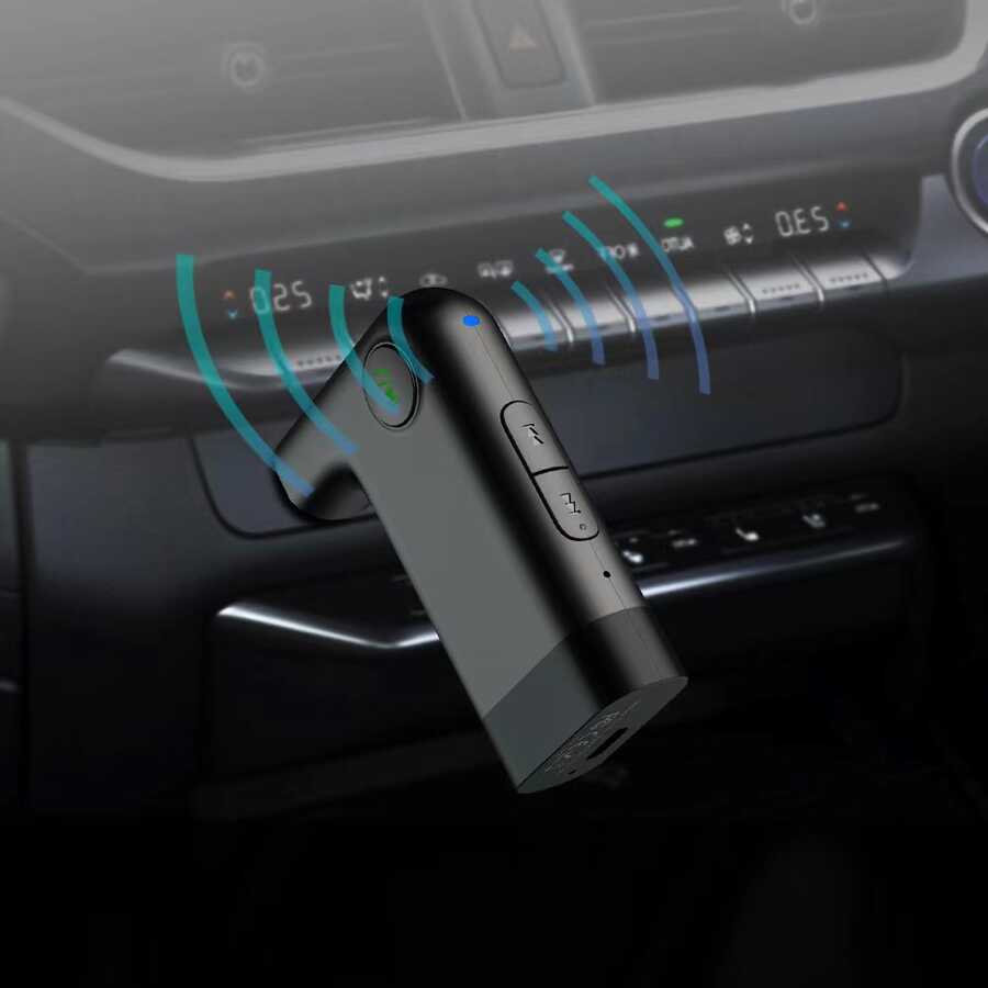 Wiwu YP-05 Bluetooth Receiver Kablosuz Ses Alıcısı Siyah