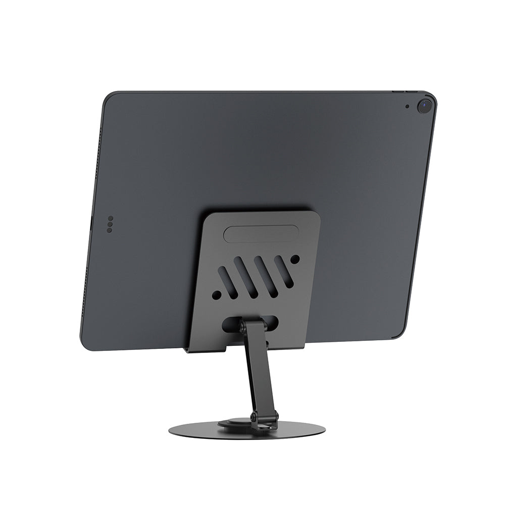 Wiwu ZM-013 Taşınabilir Katlanabilir 360° Dönebilen Metal Telefon ve Tablet Standı Gri