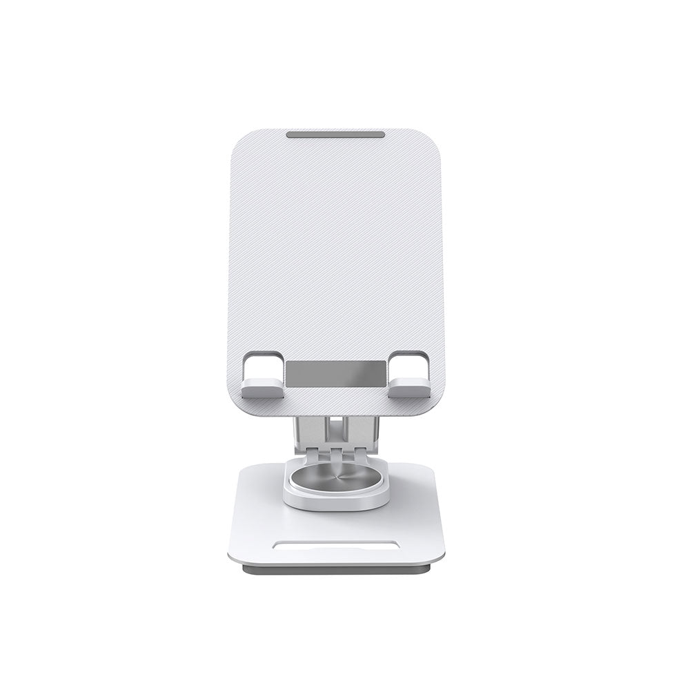 Wiwu ZM010 Taşınabilir Katlanabilir 360 Dönebilen Metal Telefon ve Tablet Standı Beyaz