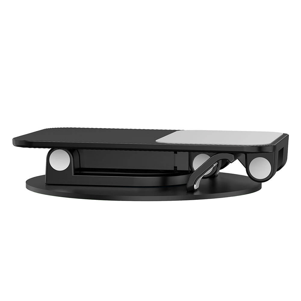 Wiwu ZM011 Taşınabilir Katlanabilir 360 Dönebilen Metal Telefon ve Tablet Standı Siyah