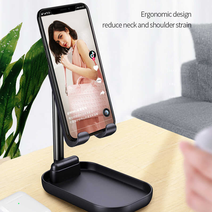 Wiwu ZM100 Tablet - Telefon Standı Siyah