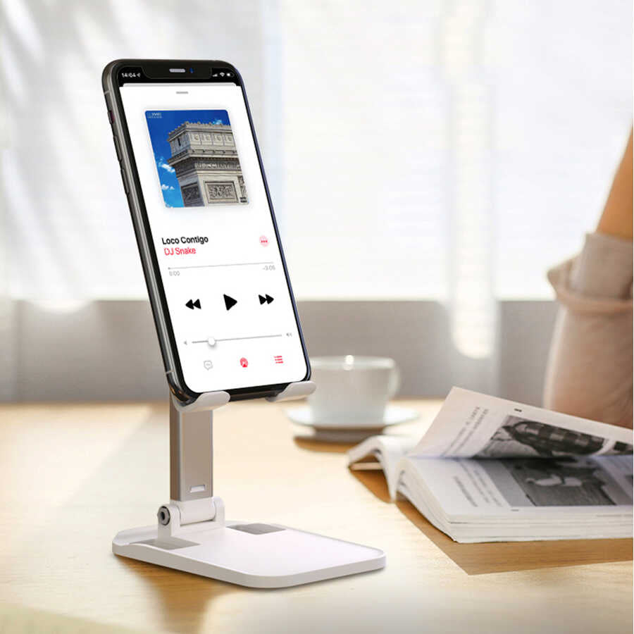 Wiwu ZM102 Tablet - Telefon Standı Beyaz