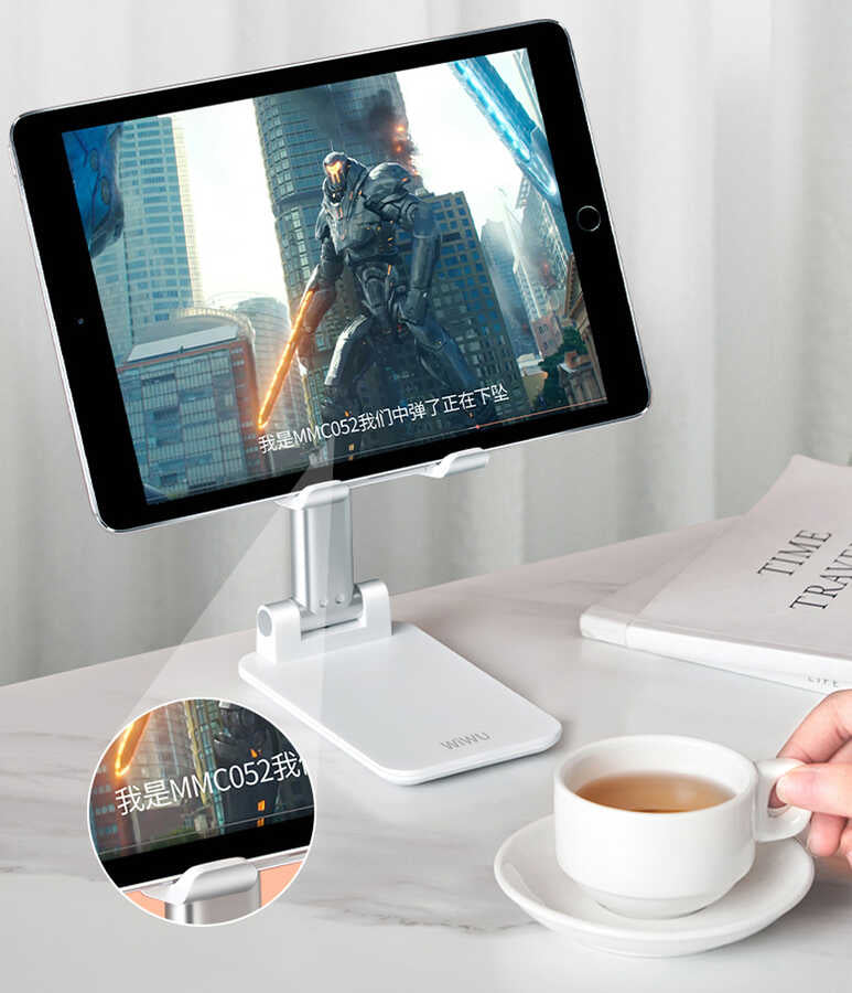 Wiwu ZM103 Tablet - Telefon Standı Siyah