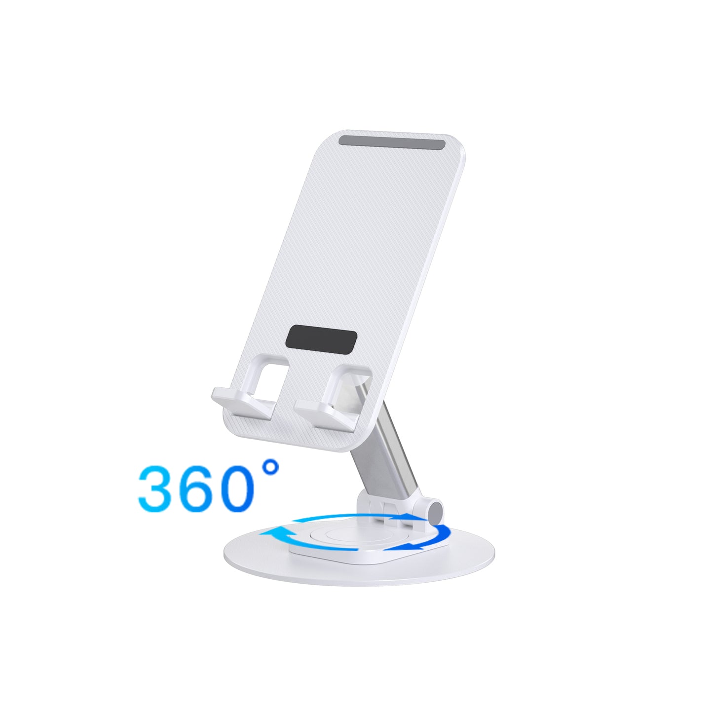Wiwu ZM109 Taşınabilir Katlanabilir 360 Dönebilen Metal Telefon ve Tablet Standı Beyaz