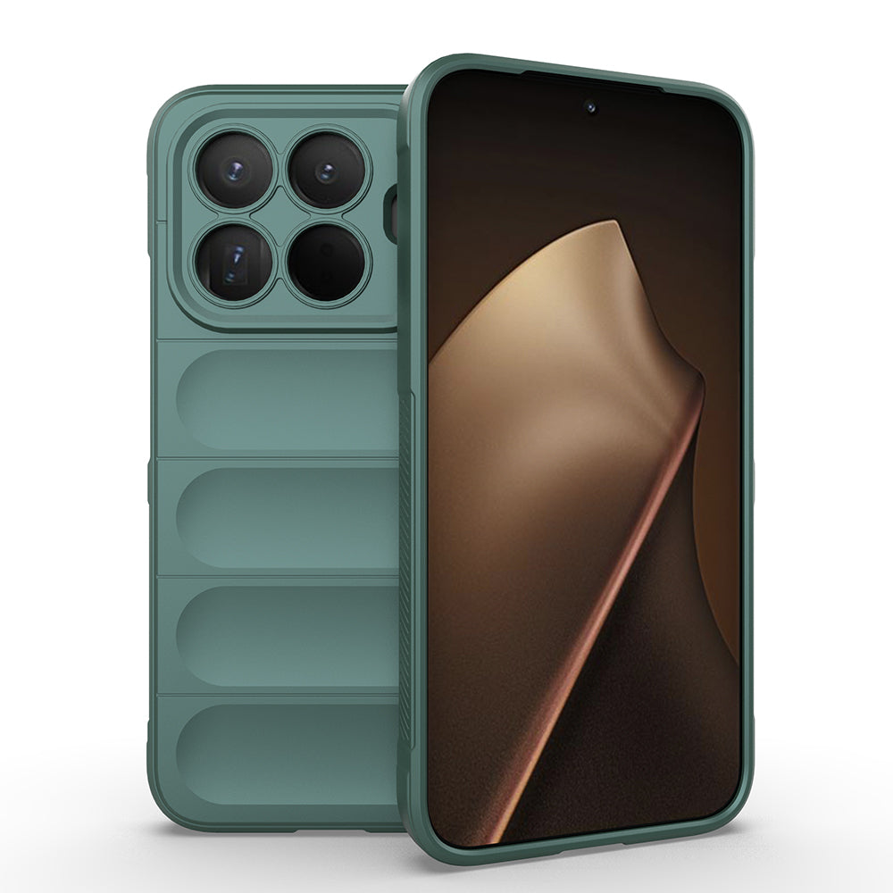 Xiaomi 15T Pro Kılıf Esnek TPU Oyuklu Arka Yüzey Tasarımlı Zore Etnik Silikon Kapak