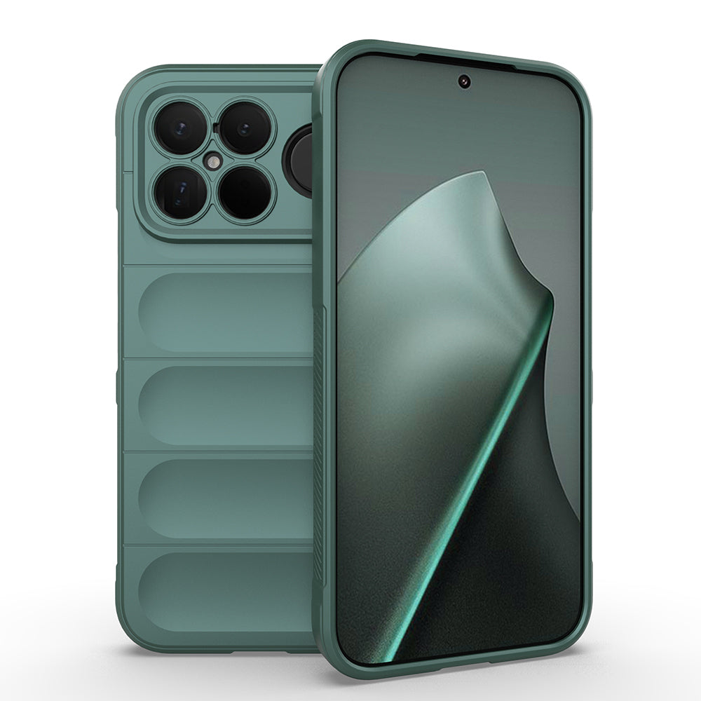 Xiaomi Poco F8 Ultra Kılıf Esnek TPU Oyuklu Arka Yüzey Tasarımlı Zore Etnik Silikon Kapak