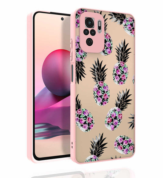 Xiaomi Poco M5S Kılıf Desenli Kamera Korumalı Parlak Zore Nora Kapak