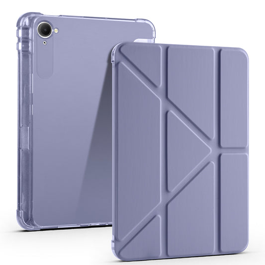 Xiaomi Redmi K Pad Kılıf Zore Tri Folding Kalem Bölmeli Standlı Kılıf Rose Gold