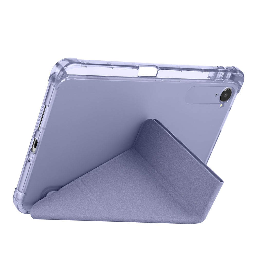 Xiaomi Redmi K Pad Kılıf Zore Tri Folding Kalem Bölmeli Standlı Kılıf Koyu Yeşil