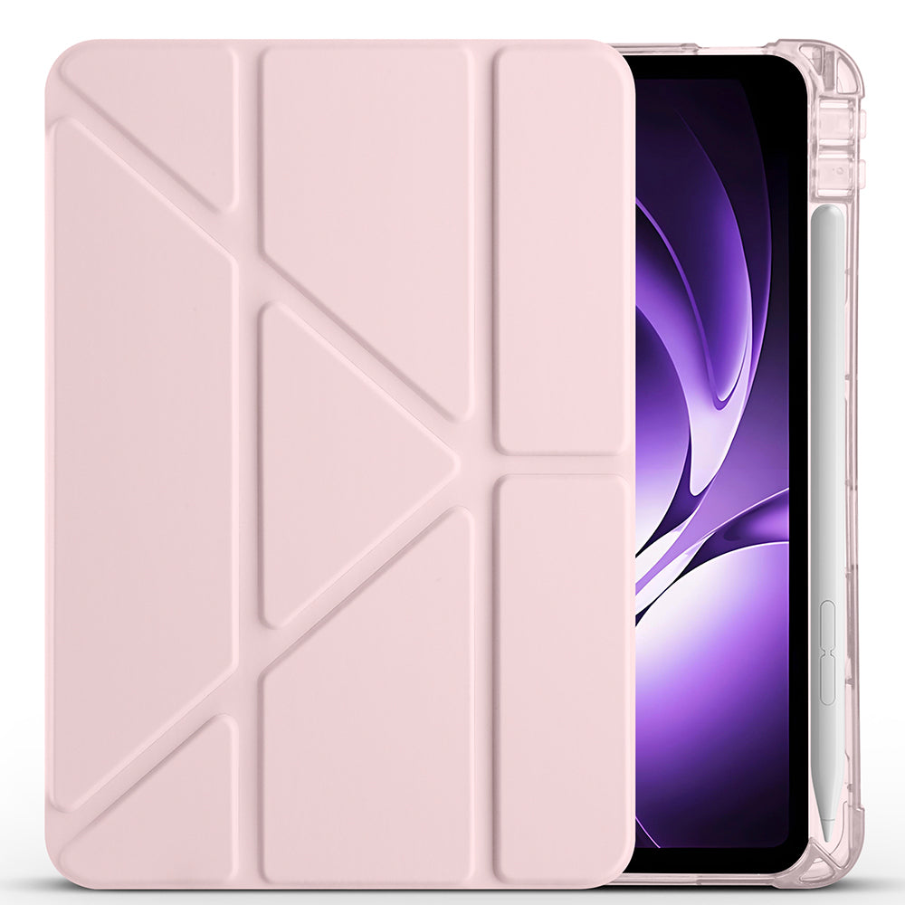 Xiaomi Redmi K Pad Kılıf Zore Tri Folding Kalem Bölmeli Standlı Kılıf Siyah