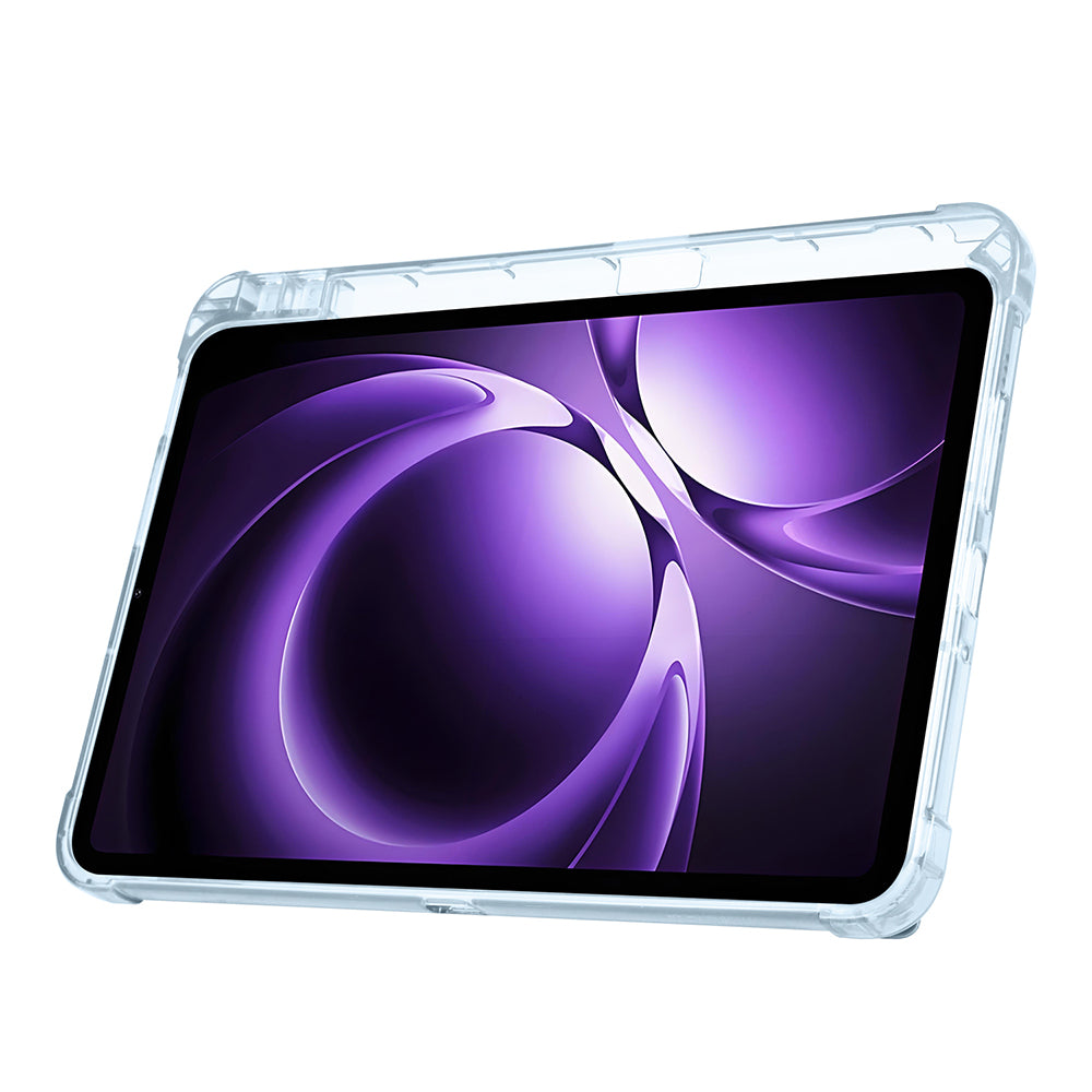 Xiaomi Redmi K Pad Kılıf Zore Tri Folding Kalem Bölmeli Standlı Kılıf Lacivert