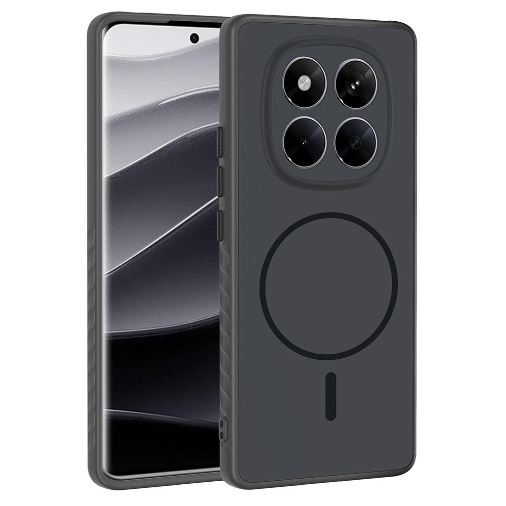 Xiaomi Redmi Note 14 Pro 4G Kılıf M-safe Şarj Özellikli Zore Tea Kapak