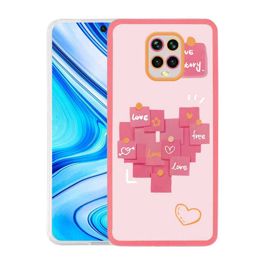 Xiaomi Redmi Note 9S Kılıf Zore M-Fit Desenli Kapak