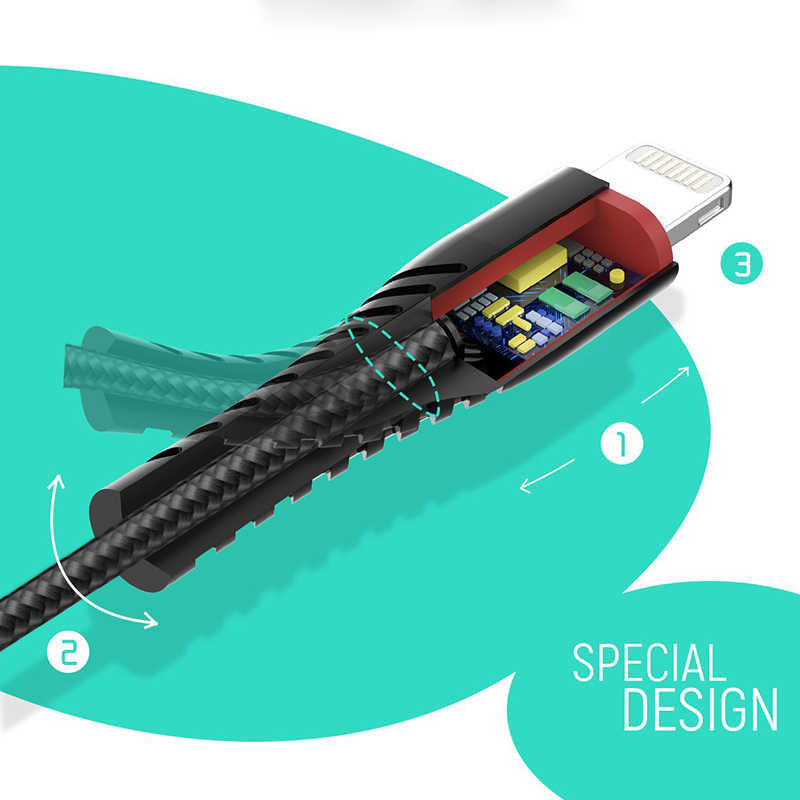 Xipin LX18 Usb Micro Kablo 1.2M Beyaz