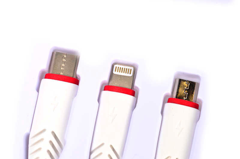 Xipin LX22 3 in 1 Usb Kablo Beyaz