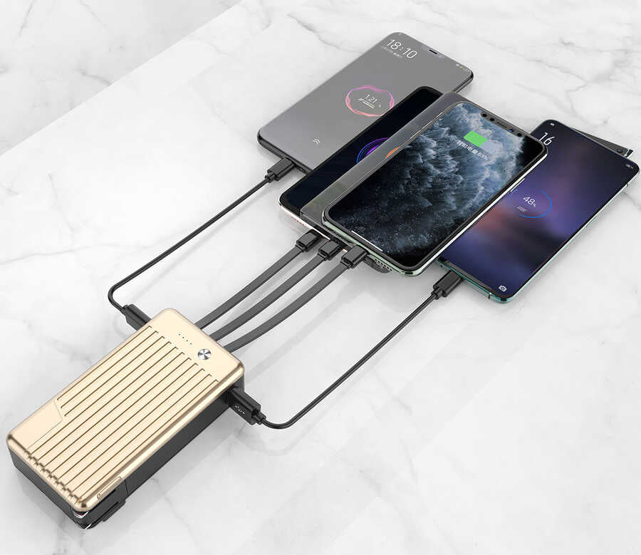 Xipin T106 10000 Mah Powerbank Kırmızı