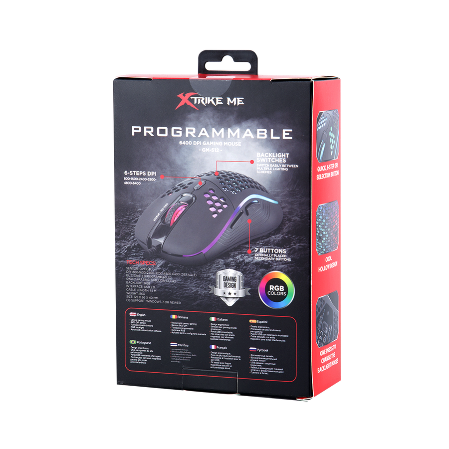 Xtrike Me GM-512 Oyuncu Mouse Siyah