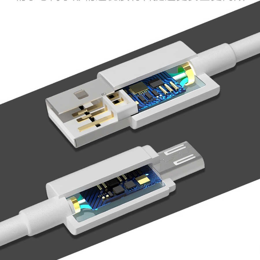Zolcil ZC100 Micro Usb Kablo Beyaz