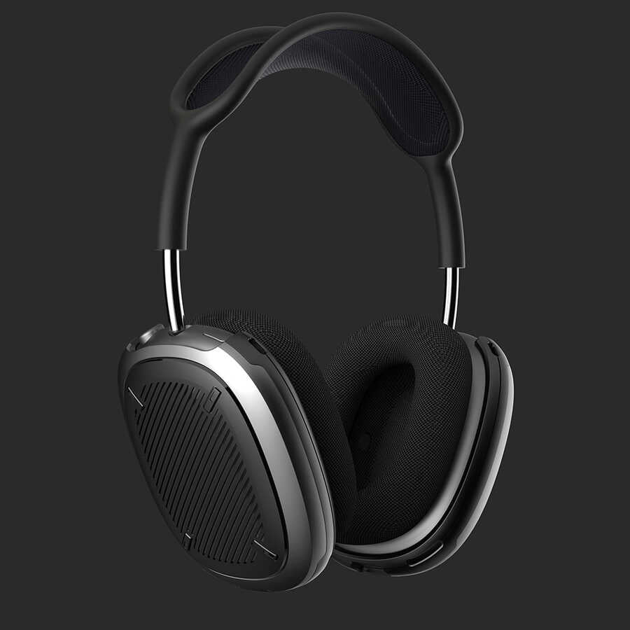 Apple Airpods Max Wiwu Armor One Koruyucu Kılıf Siyah-Yeşil