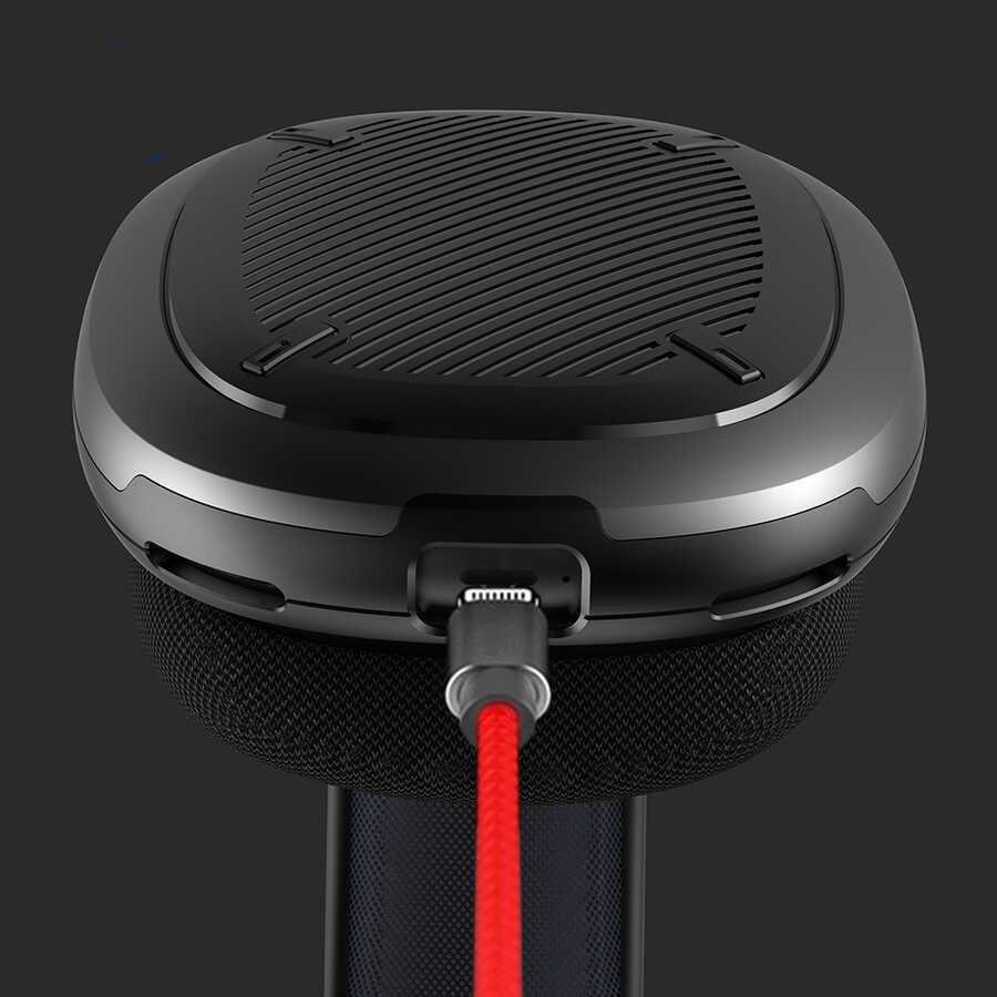 Apple Airpods Max Wiwu Armor One Koruyucu Kılıf Siyah-Kırmızı