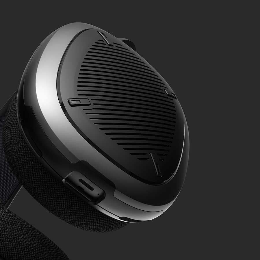 Apple Airpods Max Wiwu Armor One Koruyucu Kılıf Siyah-Gri