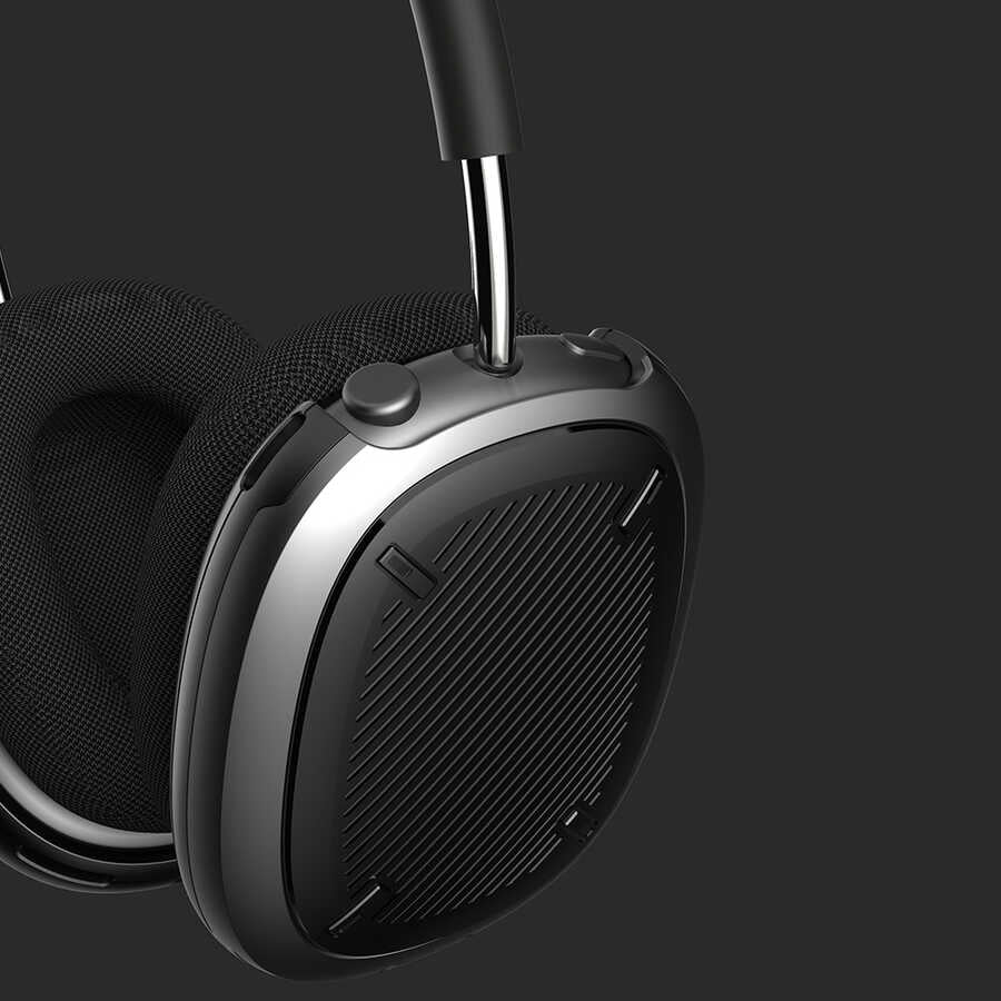 Apple Airpods Max Wiwu Armor One Koruyucu Kılıf Siyah-Gri